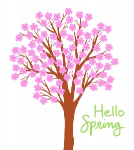 Hello Spring Cherry Tree