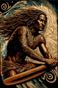Native Surfer Man