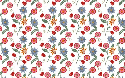 Scandinavian Floral Pattern