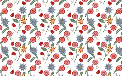 Scandinavian Floral Pattern