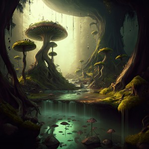 Deep In the Mushroom Bog