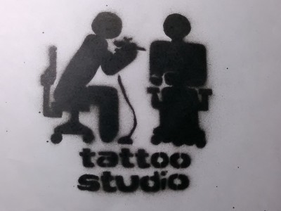 Tattoo Studio Stencil