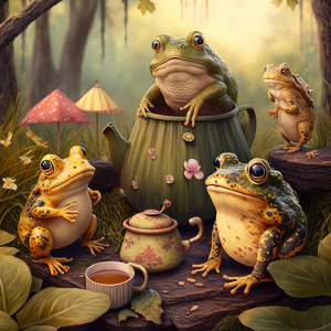 The Froggy Tea Party