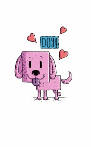 Happy Dog Pink