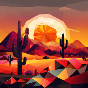 Prismatic Desertscape