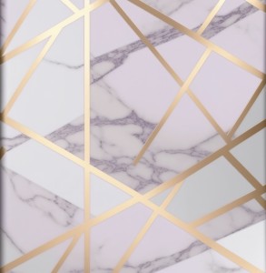 Geometric Lavender Marble