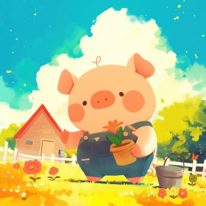 Piggy in the Garden