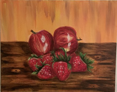 Apples and strawberries 