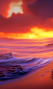 Sunset surf paradise