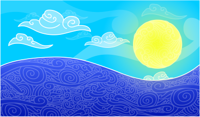 Japanese Style Sunset