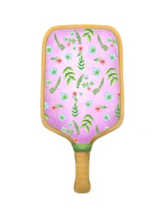 Pickleball Paddle Floral Pink