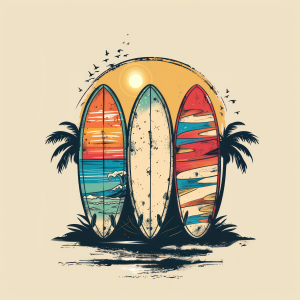 Surfboard Sunrise