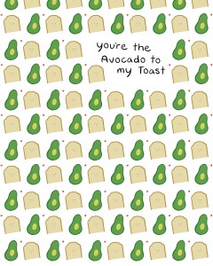 Avocado toast Pattern 2