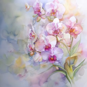 Orchid Watercolor