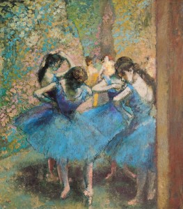 Dancers In Blue