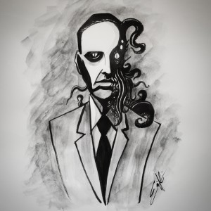 H.P. Lovecraft portrait