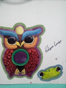 El búho y su amiga la rana