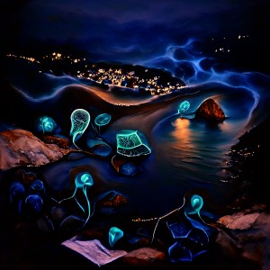 Illuminated cove