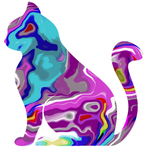 Psychedelic Kitty