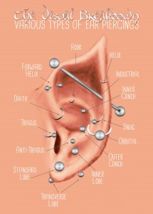 Elven Ear Piercing Chart