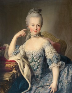 Court Portrait of Archduchess Marie Antoinette at 15 