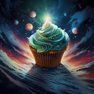Cosmos Cupcake