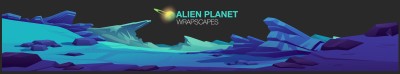 Alien Wrapscape Sticker 2x12