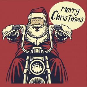 Biker Santa