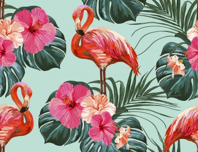 Retro Flamingo