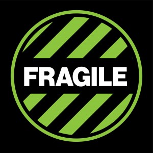 Fragile Stripe Green & Black