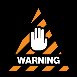 Warning Diagonal