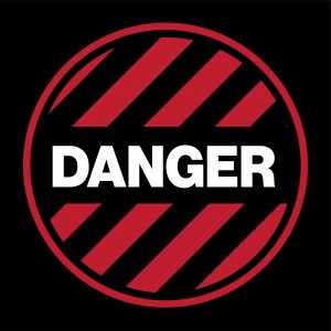 Danger Stripe Red & Black