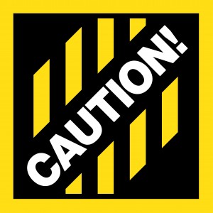 Caution Stripe Vertical