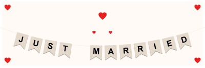 Just Married Banner