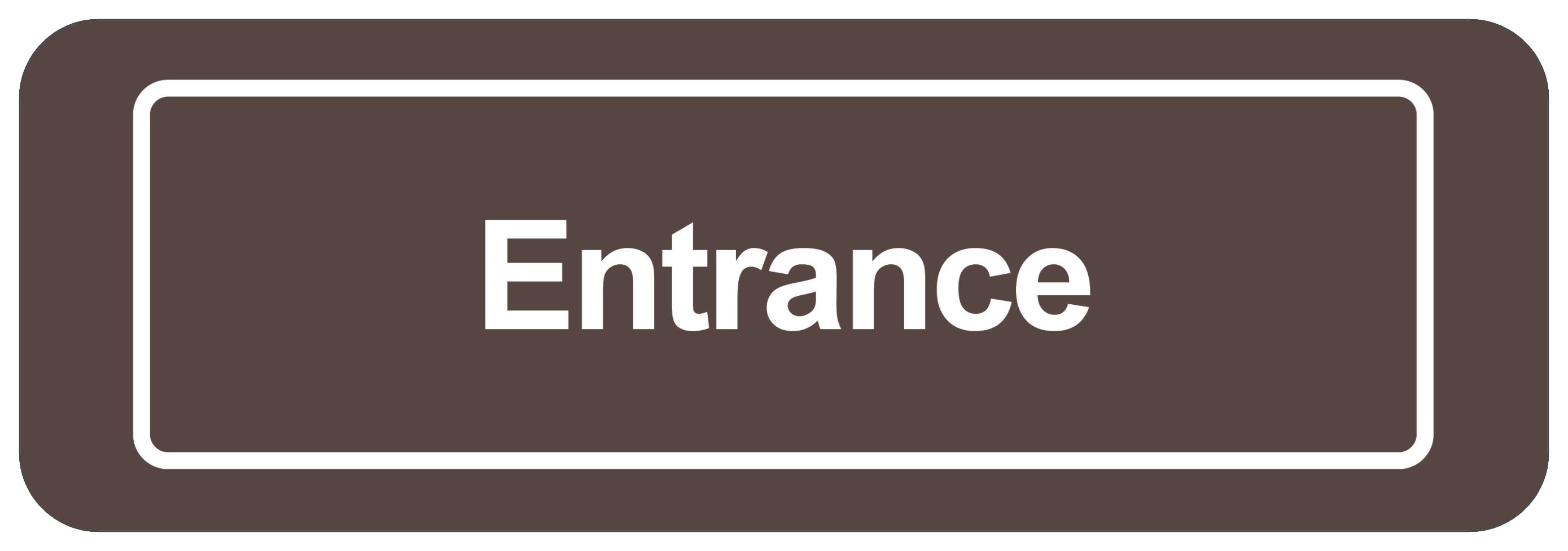 9” x 3” Door Sign