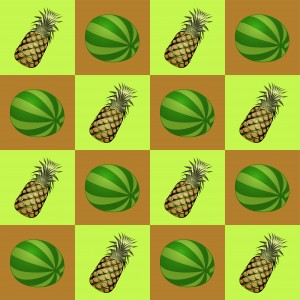 Pineapple and Watermelon