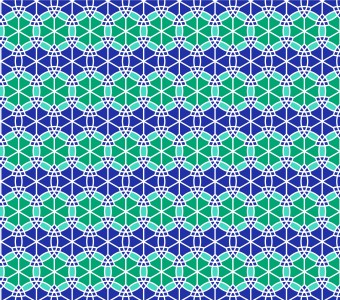 Moroccan Rosette Blueberry
