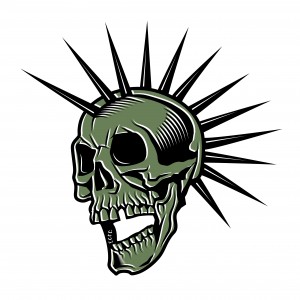 Punk Rock Skull
