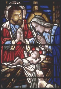 Stained Glass Nativity