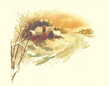 Snowy Cottage