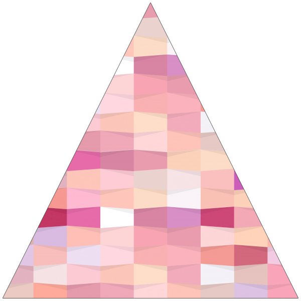 12” Triangle Sticker Shape