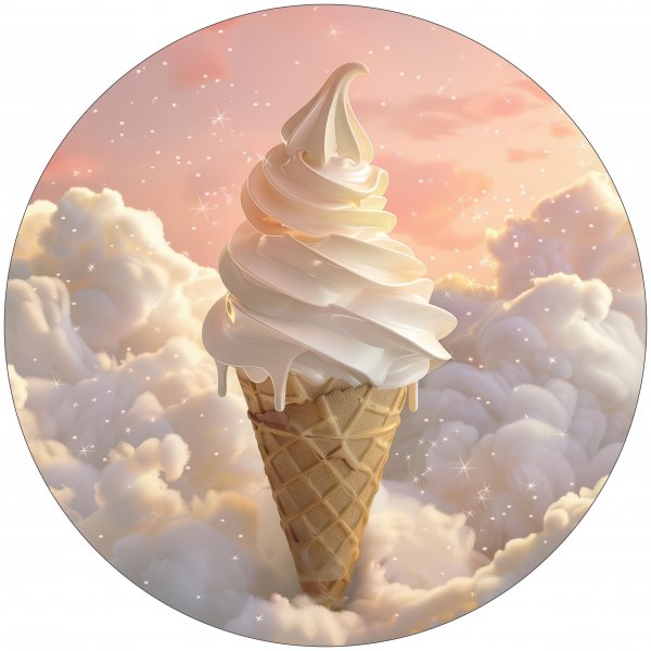 16” Circle Sticker Shape