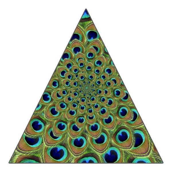 2” Triangle Sticker Shape