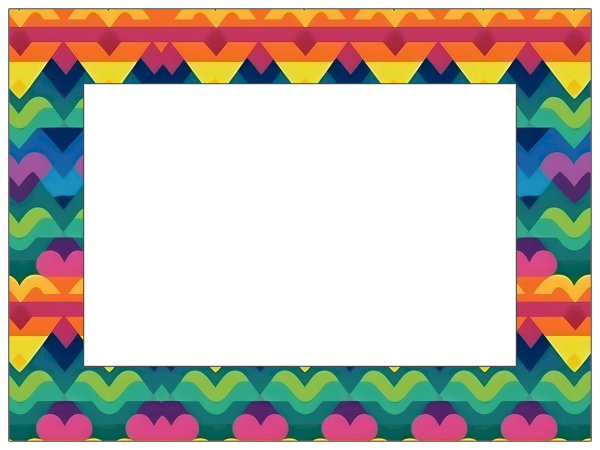 4" x 6" Landscape Frame Sticker