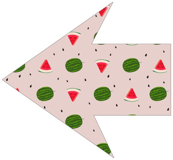 Arrow Left 9” Sticker