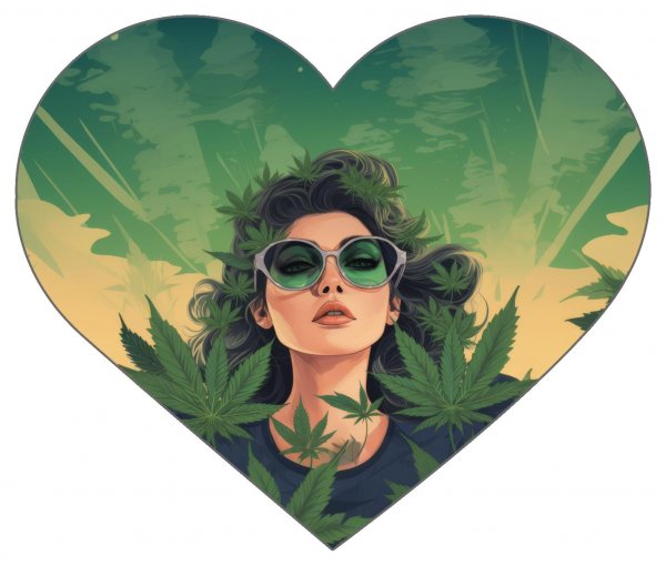 Heart 4” Sticker