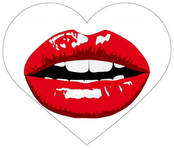 Heart 6” Sticker