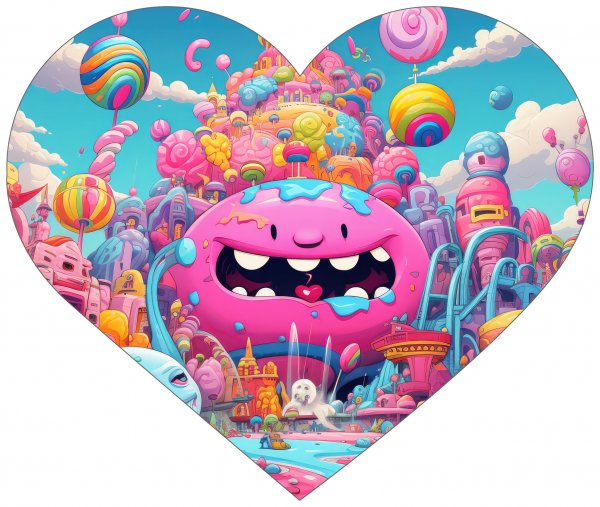 Heart 9” Sticker