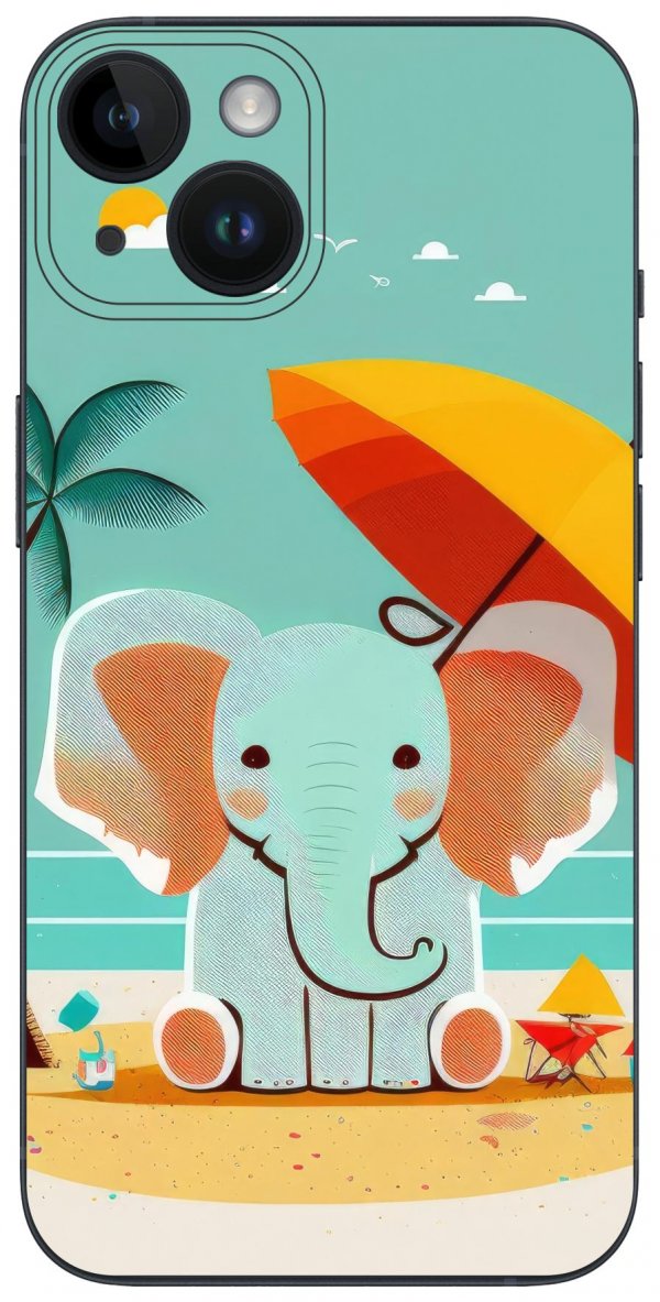 Elephant Sunbathing Shop for a iPhone 14 Skin Online APEALZ