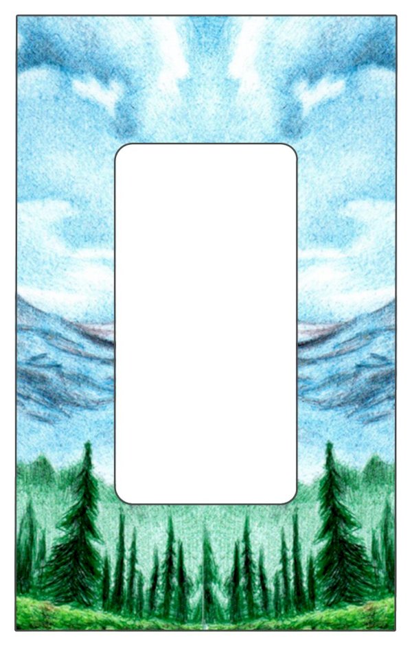 Oversized Modern Single Switch Skin